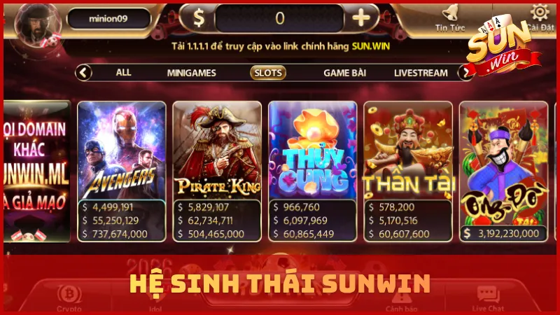 Hệ Sinh Thái SUNWIN - Kiến Tạo Không Gian Giải Trí Toàn Diện